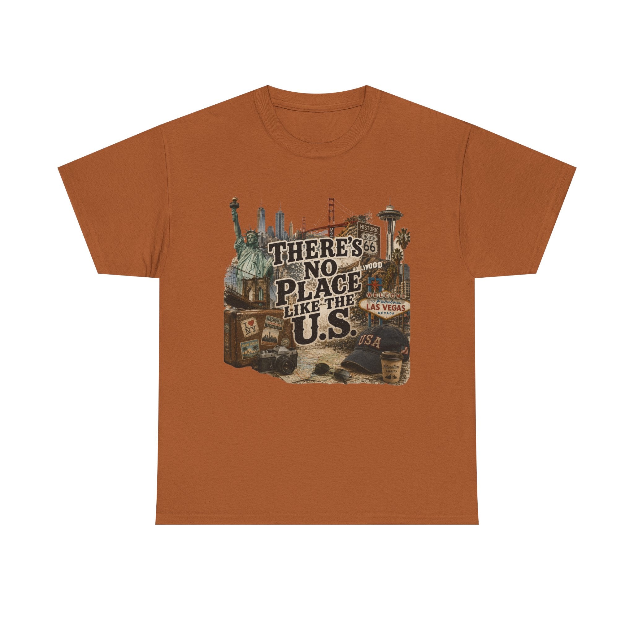 Vintage Americana city tee in Sport Grey - Spicy Blondie