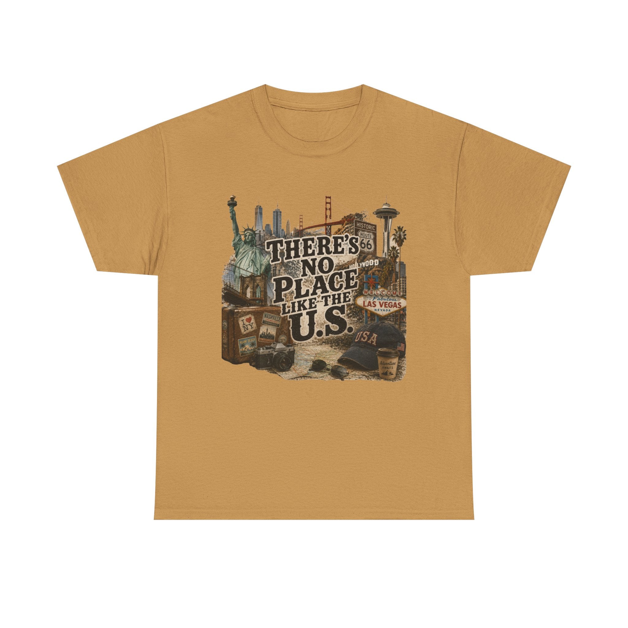 There's No Place Like the US tee - unisex relaxed fit city edition
