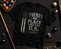 1776 patriotic flag graphic tee in black - Spicy Blondie grunge distressed design