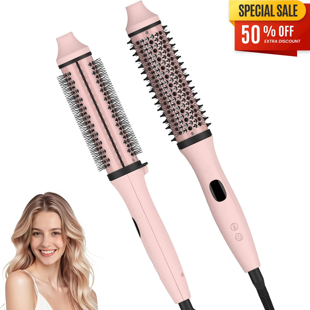 Volumizing Thermal Curl Brush — Hot Girl Hair Without the Effort
