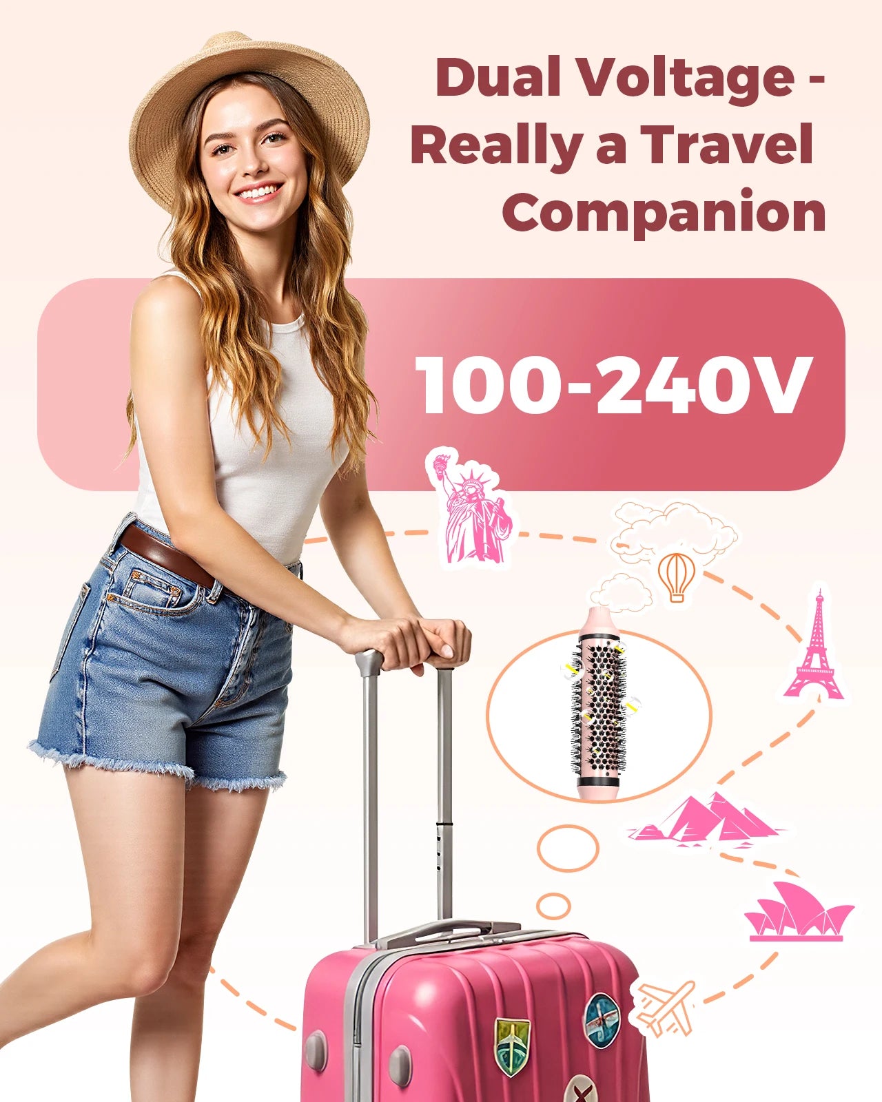Volumizing Thermal Curl Brush — Hot Girl Hair Without the Effort