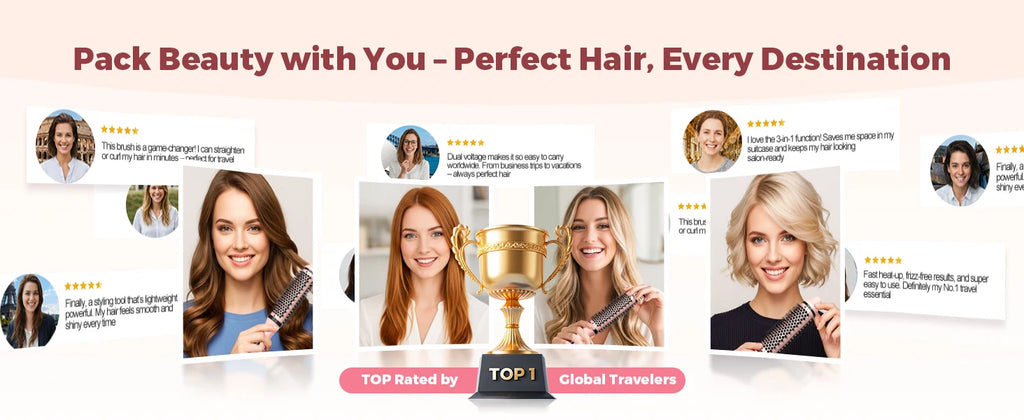 Volumizing Thermal Curl Brush — Hot Girl Hair Without the Effort