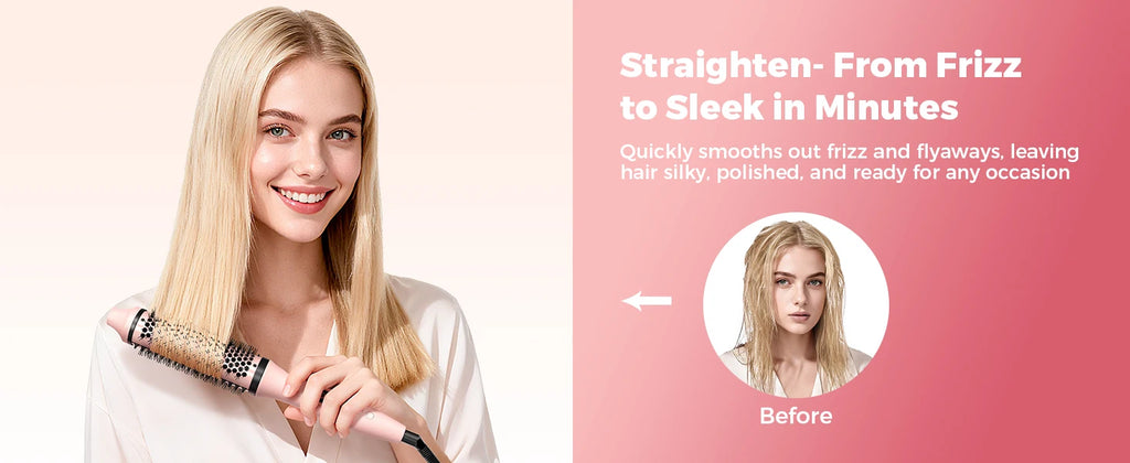Volumizing Thermal Curl Brush — Hot Girl Hair Without the Effort